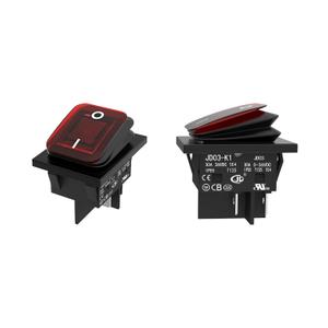 JD 2pcs 30A Power Switch 12V/24V/36V KCD4 DC Boat Rocker Switch ON/Off Switch 4Pins Toggle Switch with UL Certificate Waterproof Switches