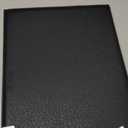 Case-it Folio Padded Laptop Sleeve | Faux Leather | Holds Up to 15 Inch Laptop | Microfiber Lined Gusseted Pocket | Internal Elastic Pocket | Laptop Protector | LAP-101-LL Black