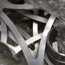 8FT Bar Foot Rail Kit  2" OD Stainless Steel Bar Rest with Floor & Wall Mount Hardware for Indoor/Outdoor Use