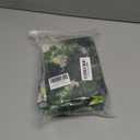 Dining Chair Cover Set of 3, Removable Chair Back Covers Green Tree Leaf Flower Boat on Lake Washable Kitchen Chairs Slipcover for Home Dining Room Office Hotel Natural Forest Landscape (Seagreen Lavender White)