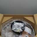 kejector Fandelier Ceiling Fan with Light and Remote/ App Control, 20” Low Profile Ceiling Fans with Lights, 360° Oscillation Bladeless Flush Mount Ceiling Fan for Bedroom Living/ Dining Room