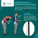Campbell Posture Cane | Walking Cane for Men, Women | Mobility Device, Portable, Lightweight, Adjustable, Self-Standing, Folding, Collapsible Hand Walking Stick, 10 Height Adjustment, 360 Traction Tip, 1 Count