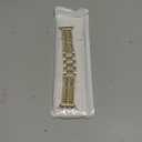 Moolia Stainless Steel Band Compatible with Apple Watch Strap 40/42/41/38/44/46/45/49mm Women, Dressy Fancy Bracelet Metal Mesh Link Wristband for iWatch Series 11 10 9 8 7 6 5 4 3 SE/Ultra 3 2 1 (Starlight/Gold)