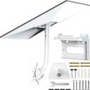 Starlink Gen 3 Mounting Kit - Adjustable Pole/Wall/Roof Mount with Pipe Adapter for Starlink V3 Standard Dish(White, 15.7-inch)