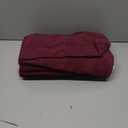 Luxe 6-Piece Hand Towel Set Soft & Absorbent Cotton, Hotel Quality, Quick-Drying, Easy Care, 16 x 28 in, Velvet Wine