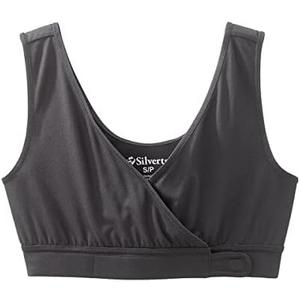 Silverts Front Closure Bra - Comfortable Adaptive Front Clasp Bra for Elderly - Wide Straps, Underwire & Padding Free LG