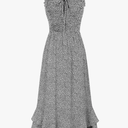 GRACE KARIN Women's 2025 Summer Floral Boho Dress Square Neck Strapped Swing A Line Sundress Beach Long Maxi Outfits S