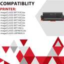 055H Black Toner Cartridge for Canon Cartridge 055 MF743Cdw MF741Cdw 2-Pack