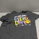 I'm Just Here for Field Day Tshirt Woman School Field Day Shirts Teacher Students T-Shirt Casual Short Sleeve Tops XL