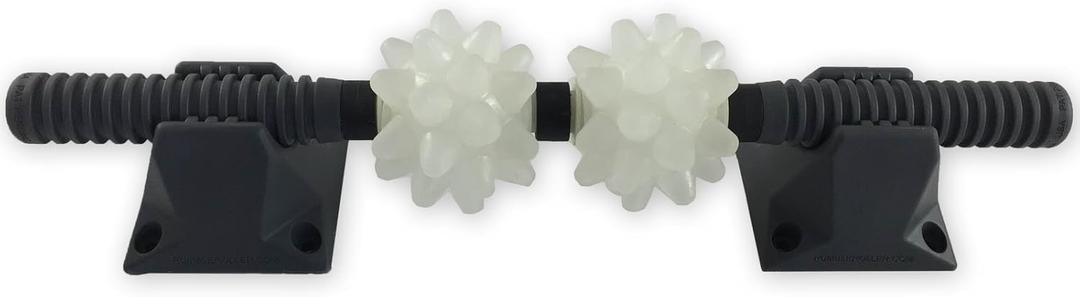 RumbleRoller Original Beastie Bar with Stands, Translucent White