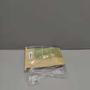 50 Pcs 6.3 Inch Brown Kraft Paper Bread Bags with Tin Tie, Small Homemade Bread Packing Bag, Thickened Storage Bagel Bag with Clear Window for Sourdough, Baked (Medium)