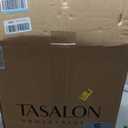 TASALON Ionic Hooded Hair Dryer, Gray - Professional Bonnet Hair Dryer for Home and Salon with 3 Temperature Settings, Portable, Lightweight, Adjustable Height and Wheels, 1000W, 120V AC, 60 Min Timer