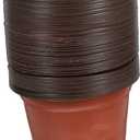 Happyyami 50pcs Plastic Herb Pots Planters for Outdoor Decor Succulents Flower Pots Multiple for Breathability