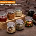 Mason Jars 8 oz 30 Pack- Small Mason Jars With Silver Lids -1/4 Quart Canning Jars| Storage Glass Jars With Lids For Jelly, Jam, Honey, Pickles - Spice Glass Jars - With 30 Chalkboard Labels