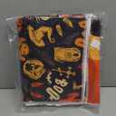 Ghost Pumpkins Bats Cat Hey Boo Halloween Waffle Weave Kitchen Towels, 16x24 Inches