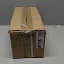 Oairse Artificial White Phalaenopsis Orchid Flower Arrangements Faux Orchid Flower in Gold Pot Orchid Centerpiece for Dining Room Table