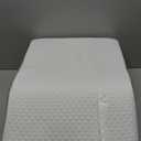 Leg Pillow Elevation Blood Circulation, Leg Wedge for Elevation for Swelling, Leg Elevating Pillow for After Surgery, Memory Foam Foot Knee Pillow for Back Sleeping 23.616.88 Inch White/Grey