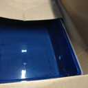 IRIS USA Cat Litter Box XX-Large Open Top with High Sided Walls Tall Scatter Shield Scoop Included Easy Clean Plastic Pan for Big Cats Kittens Multi-Cat Households 30"L x 20"W x 14"H Navy
