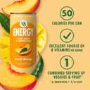 V8 Energy Peach Mango Energy Drink, 8 fl oz Can (12 Pack) (EXP 05/27/26)