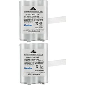 Kastar 2 Pack BATT3R Battery Replacement for Midland BATT3R BATT-3R, AVP14 MID-AVP14, LXT600 LXT-600, LXT630 LXT-630, LXT630X3 LXT-630X3, LXT633 LXT-633, T50, T60, T51, T61, T55, T65, X-Talker Radios