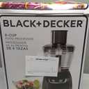 BLACK+DECKER 8-Cup Food Processor, Black, FP1600B