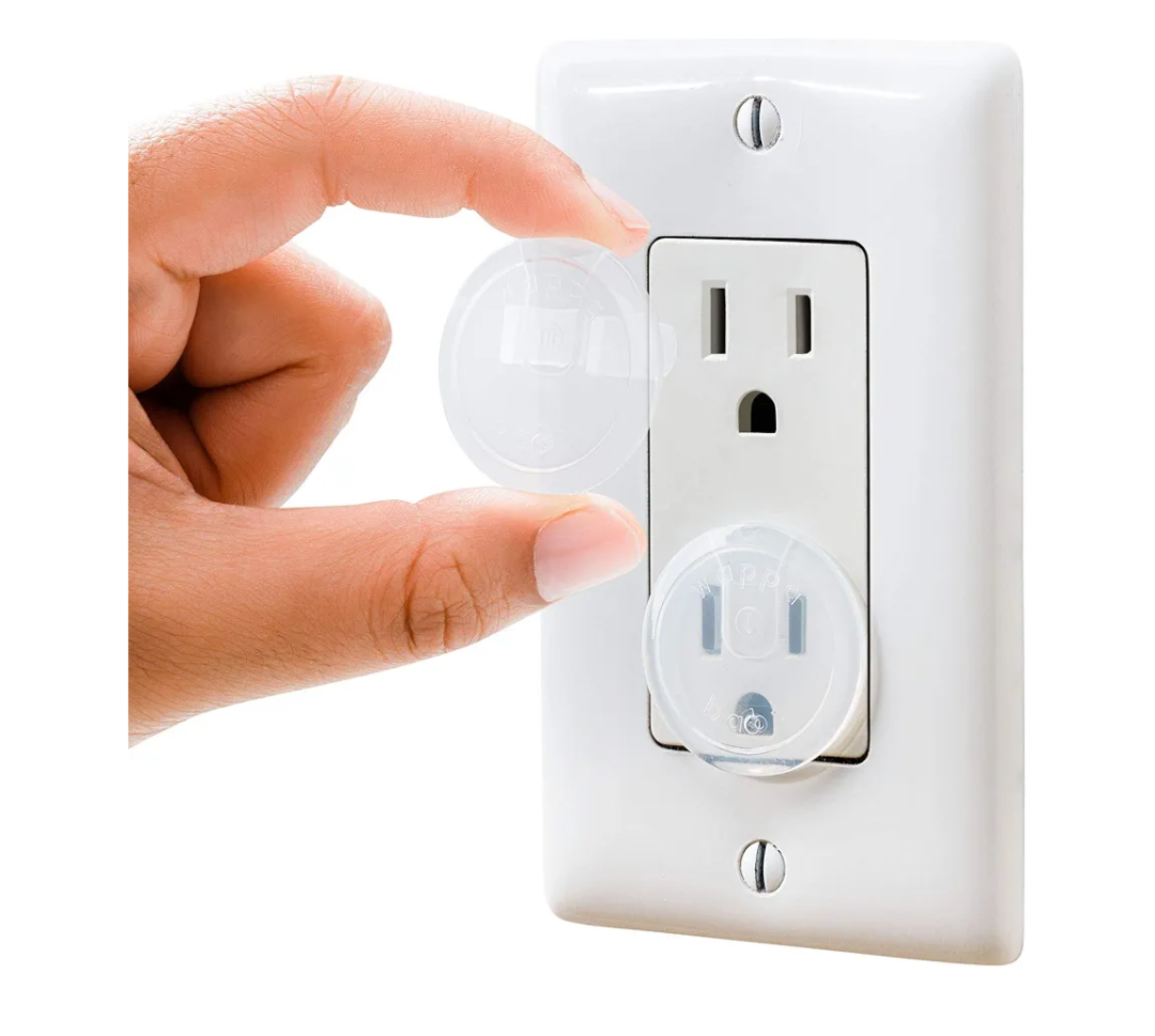 Clear Outlet Covers (50 Pack) Value Pack – Baby Safety Outlet Plug Covers – Durable & Steady – Child Proof Your Outlets Easily