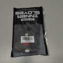 WYOX Boxing Hand Wraps Inner Gloves Men Women, Half Finger Under Mitts with Elasticated Bandages for Fist Protection, Ideal for Muay Thai, Kickboxing, MMA, and Martial Arts, Perfect for Training (Black, XL)