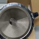 Primula Seneca Pour Over Coffee Maker Removable Ultra Fine Micro Mesh Stainless Steel Filter, 4.8 x 4.8 x 4.8 inches, Black