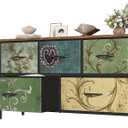 OLIXIS 5 Drawer Dresser for Bedroom, Storage Organizer Unit for Closet