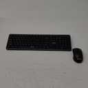 Silent Wireless Keyboard and Mouse Combo, 90% Less Noise, Full Size Numpad, Ultra Slim, Quiet & Soft Touch, Cordless Adjustable DPI Click Mice for Computer Laptop PC Office Desk Accessories