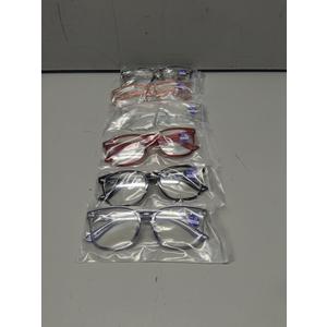 CCVOO 6 Pack Blue Light Blocking Reading Glasses, Anti Headache/Glare/Eye Strain Readers Computer Eyeglasses Women/Men (6 Pack Mix, +1.25)