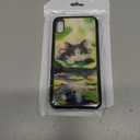 Cute Cat Phone Case, Funny Lotus Cat Pattern iPhone Xs MAX Case, Non-Slip Design and Shock Absorption, Phone Case for Teen Girls, Boys, Women and Men(iPhone - Xs MAX)