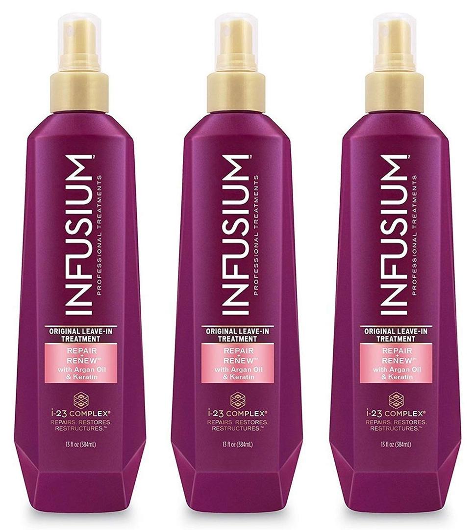 Infusium Professional Treatments - Original Leave-In Treatment - 13 FL OZ (384 mL) Per Bottle - Pack of 3 Bottles