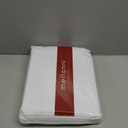 Mellanni Full Sheets Set - 4 PC Iconic Collection Bedding - Hotel Luxury, Extra Soft, Cooling Bed Sheets - Wrinkle, Fade, Stain Resistant (Full, White)