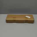 Wood Pegboard Shelves with Lip, 14" x 4" Peg Board Racks 3Pack Wall Organizer Shelf, 1/4 inch Heavy Duty Metal Brackets Fit All Pegboards, Display Craft Garage Workbench Office Shelving Accessories