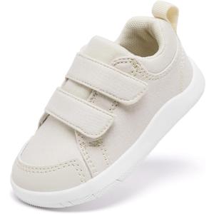 MORENDL Wide Toe Box Shoes Toddler Barefoot Shoes Baby Walking Shoe Boy Girl Non-Slip Zero Drop Minimalist Sneakers Comfort Tennis Outdoor Activities (18-24 Months Wide Infant, Khaki)