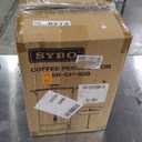 SYBO SR-CP-50B Commercial Grade Stainless Steel Percolate Coffee Maker Hot Water Urn for Catering, 50-Cup 8 L, Metallic