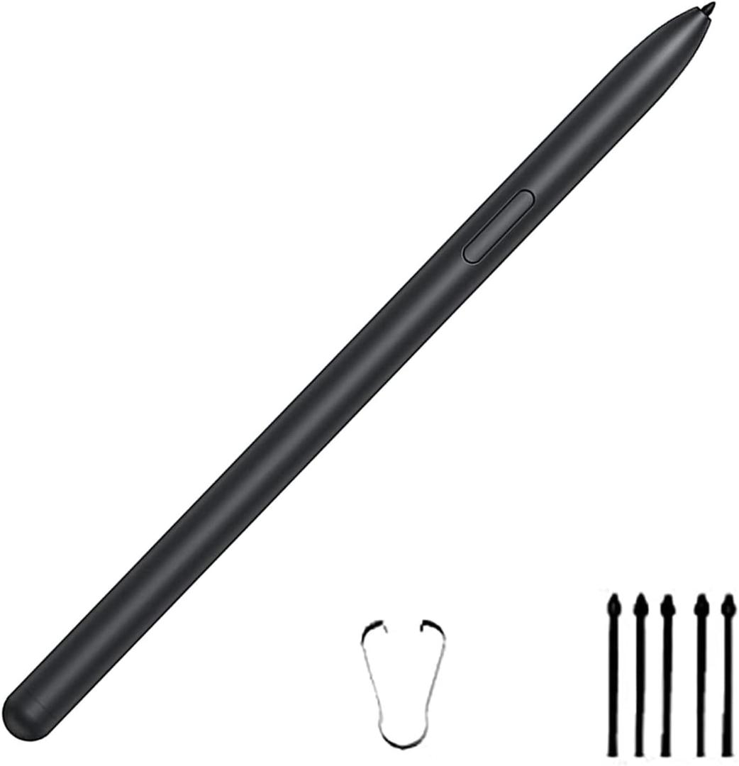 Mystic Black Tab S7 FE Pen for Samsung Galaxy Tab S7 FE SPen Stylus Pen Replacement + Free 5 Tips for Samsung Galaxy Tab S7 FE Stylus S Pen
