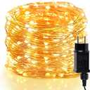 Moobibear 66Ft 200LED Plug-in Waterproof Fairy String Lights with 8 Lighting Modes - Indoor & Outdoor Decor for Bedroom, Girls Room, Garden, Party, Christmas - Warm White Twinkle Lights