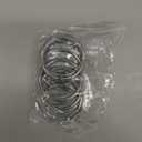 1.57 inch Metal O Rings,Stainless Steel Round Ring Buckles 5/32" Wire Diameter,Metal Rings for Crafts,Solid Welded Loop(8, ID5/32*D1.57(40mm))