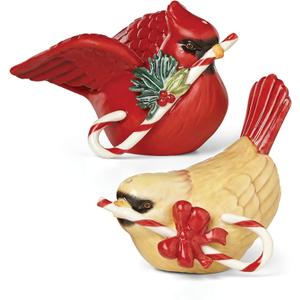 Lenox 880133 Winter Greetings Bird Salt And Pepper Set, Christmas & Holiday Hosting