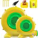 480W+950W Powerful Air Blower, Portable Electric Blower Fan Pump Perfect for Inflatable Spray Painting Booth, Bounce House, Bouncy Castle, Jumper, Water Slid, Blower Corded
