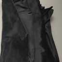 MIULEE Black Velvet Throw Pillow Covers 26x26 Soft Decorative Solid Square Euro Sham Cushion Cases Pack of 2 Modern Luxury Home Decor for Couch, Sofa, Bedroom