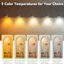 BUBO A19 LED Light Bulbs, 60 Watt Equivalent LED Bulbs, Warm White 3000K, 800 Lumens, E26 Standard Base, Non-Dimmable, 8W Warm White LED Bulbs for Bedroom Living Room Home Office, 24 Pack