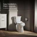 KOHLER PureWash M250 Manual Elongated Bidet Toilet Seat, White