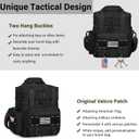 TENKIST Expandable Tactical Lunch Box, Large Insulated Lunch Cooler Bag Heavy Duty Leakproof Lunch Pail for Men Adults Work Office Outdoor Picnic Trips,16L,Black