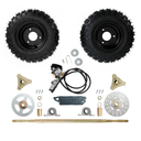 Bruce & Shark 29" Rear Axle Assembly Complete Wheel Hub Kit for Go Kart Quad Trike Drift Bikes