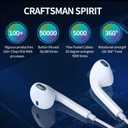 2Pack Wired Headphones for iPhone Earbuds with Lightning Plug | Mic Volume Control Stereo Noise Isolation，Earphones for iPhone 14 13 12 11 Pro Max/XR XS X/8 7 Plus