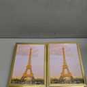 upsimples 5x7 Picture Frame Set of 5, Made of High Definition Glass for 5 x 7 Gold Frames, Wall and Tabletop Display Thin Border Photo Frame for Home Décor