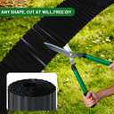 SnugNiture Corrugated Metal Garden Edging,6" x 20' Sturdy Lawn Edging Border,Landscape Edging Border for Lawn, Flower Bed,Garden and Yard(Brown)